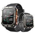 Indestructible Stainless Steel Military Style Rugged Smartwatch