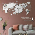 Art Map Minimalist Wall Clock - buyooze