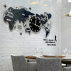 Art Map Minimalist Wall Clock - buyooze