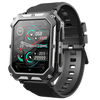 Indestructible Stainless Steel Military Style Rugged Smartwatch