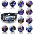 Constellation Zodiac Sign Charm Luminous Bracelet