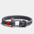 Luxurious Alchor Navy Shackle Bracelet